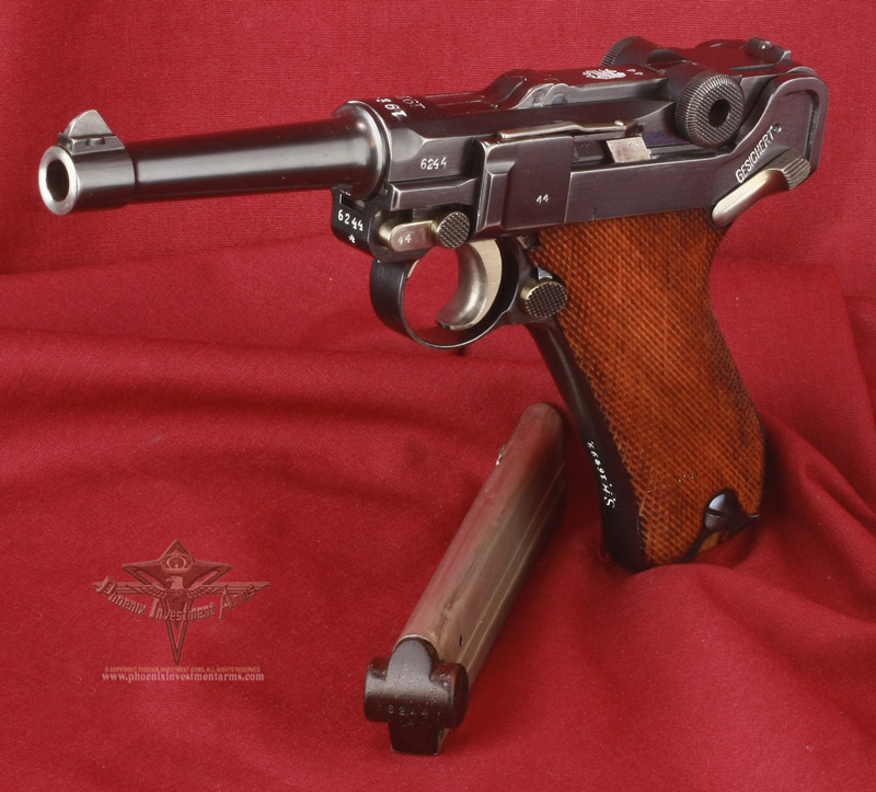 This is a Weimar period 1920 dated DWM military police Luger that is a 9mm ...