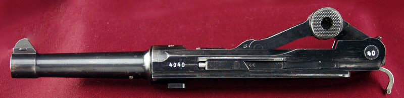 Barrel and toggle assembly from 1937 Mauser S/42