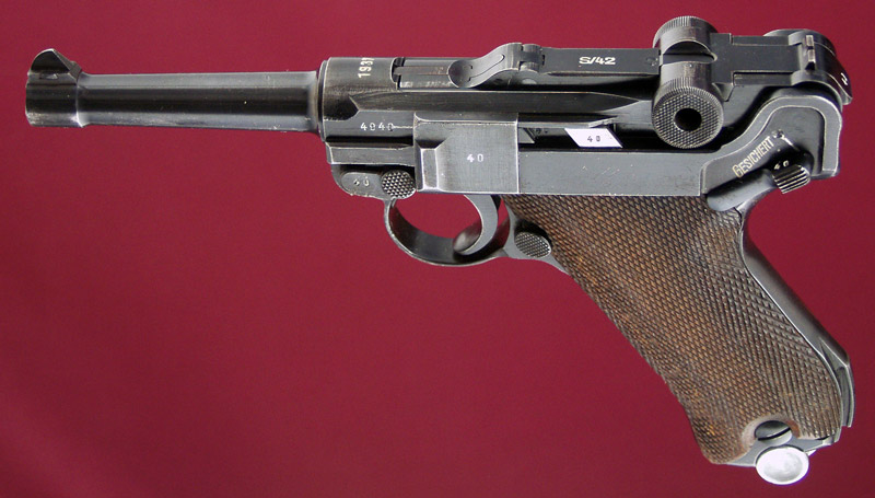 Slovak Nazi 1937 Mauser Luger with Death Head Proof